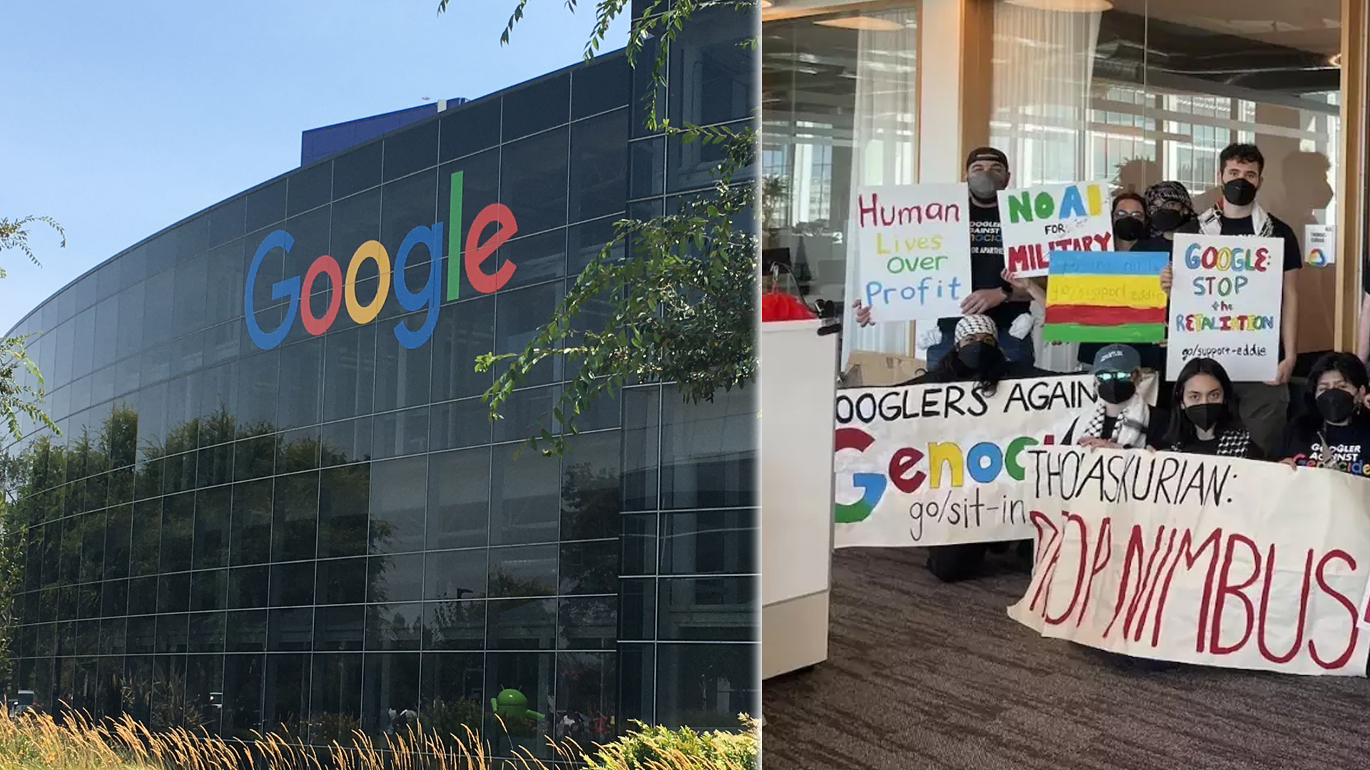 Google, İsrail'i Protesto Eden Çalışanlarını İşten Çıkardı!