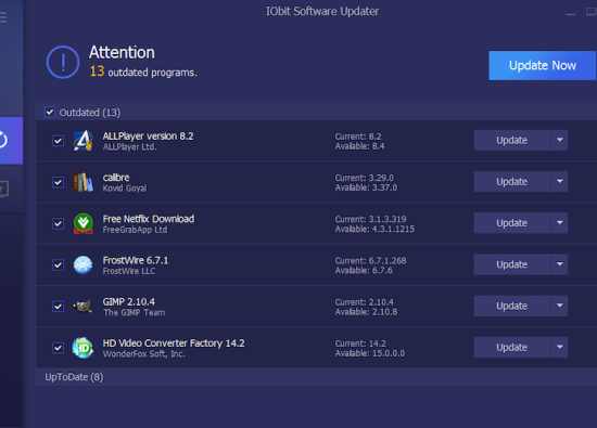 IObit Software Updater: Detailed Review and User Guide